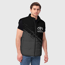 Мужской жилет TOYOTA, цвет: 3D-черный — фото 2