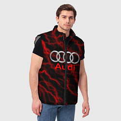 Мужской жилет AUDI, цвет: 3D-светло-серый — фото 2