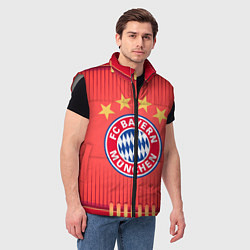 Мужской жилет BAYERN MUNCHEN, цвет: 3D-светло-серый — фото 2