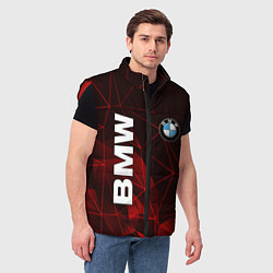Мужской жилет BMW, цвет: 3D-красный — фото 2