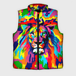 Мужской жилет Лев Artistic Art, цвет: 3D-светло-серый