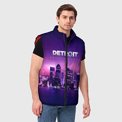 Мужской жилет Detroit Become Human S, цвет: 3D-красный — фото 2