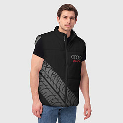 Мужской жилет AUDI, цвет: 3D-светло-серый — фото 2