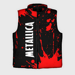Мужской жилет METALLICA МЕТАЛЛИКА, цвет: 3D-красный