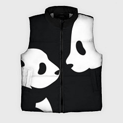 Мужской жилет Panda, цвет: 3D-светло-серый