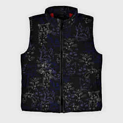 Мужской жилет Ночные кошечки, цвет: 3D-красный