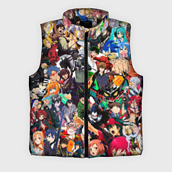 Мужской жилет Аниме персонажи, цвет: 3D-черный