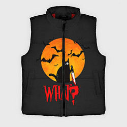 Мужской жилет What Cat Halloween, цвет: 3D-красный