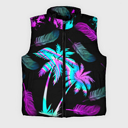 Мужской жилет Неоновое лето, цвет: 3D-черный