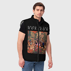 Мужской жилет BRING ME THE HORIZON, цвет: 3D-светло-серый — фото 2