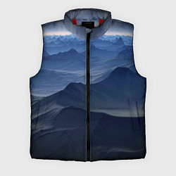 Мужской жилет Горный массив, цвет: 3D-красный
