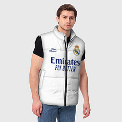 Мужской жилет REAL MADRID, домашняя 2021, цвет: 3D-черный — фото 2