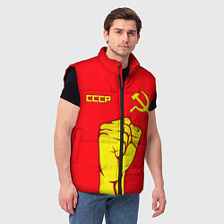 Мужской жилет СССР, цвет: 3D-черный — фото 2