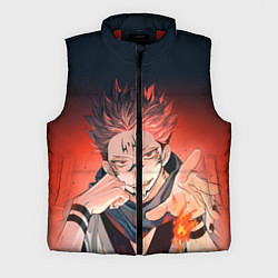 Мужской жилет Магическая битва, цвет: 3D-красный
