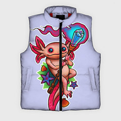 Мужской жилет Магический аксолотль