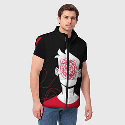 Мужской жилет Парень, цвет: 3D-красный — фото 2