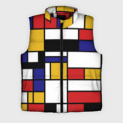 Мужской жилет Color blocking, цвет: 3D-черный