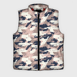 Мужской жилет Кремовый камуфляж, цвет: 3D-красный