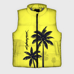 Мужской жилет Cyberpunk 2077 - Пальмы