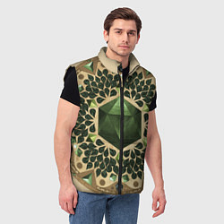 Мужской жилет DnD Dices: Pattern, цвет: 3D-черный — фото 2