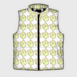Мужской жилет Счастливые лягушки, цвет: 3D-черный