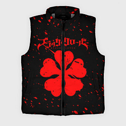 Мужской жилет ЧЕРНЫЙ КЛЕВЕР АНИМЕ,, цвет: 3D-светло-серый