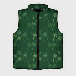 Мужской жилет Одуванчики, цвет: 3D-светло-серый