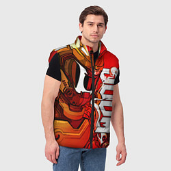 Мужской жилет DOOM Eternal, цвет: 3D-красный — фото 2