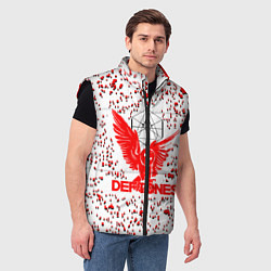 Мужской жилет Deftones, цвет: 3D-черный — фото 2
