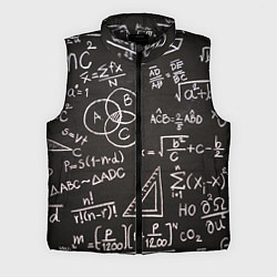 Мужской жилет Математические уравнения, цвет: 3D-черный