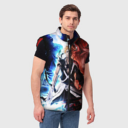 Мужской жилет Bleach Ichigo Kurosaki, цвет: 3D-красный — фото 2