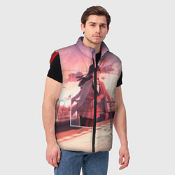 Мужской жилет Kakegurui Yumeko Jabami art, цвет: 3D-красный — фото 2