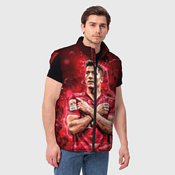 Мужской жилет Левандовски Lewandowski 9, цвет: 3D-красный — фото 2
