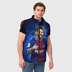 Мужской жилет Лионель Месси Барселона 10, цвет: 3D-красный — фото 2