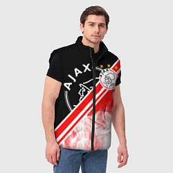 Мужской жилет FC AJAX AMSTERDAM ФК АЯКС, цвет: 3D-черный — фото 2