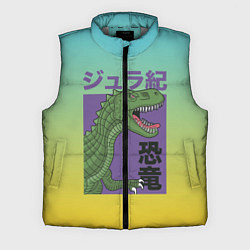 Мужской жилет T-rex Король динозавров, цвет: 3D-светло-серый