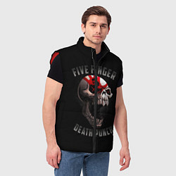 Мужской жилет Five Finger Death Punch 5FDP, цвет: 3D-красный — фото 2