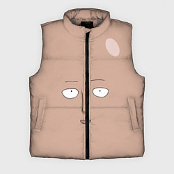 Мужской жилет Сайтама One-Punch Man, цвет: 3D-светло-серый