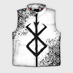Мужской жилет БЕРСЕРК logo чб, цвет: 3D-красный