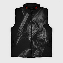 Мужской жилет БЕРСЕРК черно - белый, цвет: 3D-красный
