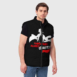 Мужской жилет Чуя Накахара бродячие псы, цвет: 3D-черный — фото 2