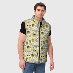 Мужской жилет Кубок Дэвиса, цвет: 3D-черный — фото 2