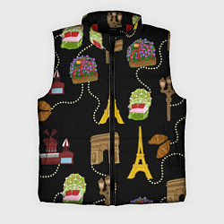 Мужской жилет Париж, цвет: 3D-красный