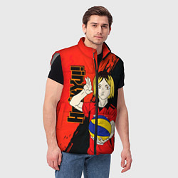 Мужской жилет Кенма Козуме, Haikyuu, цвет: 3D-светло-серый — фото 2