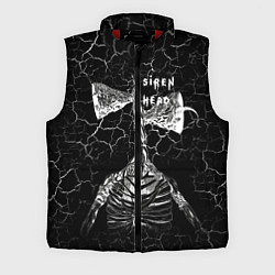 Мужской жилет Сиреноголовый Трещины Надпись