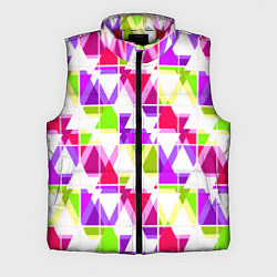 Мужской жилет Абстрактный яркий узор, цвет: 3D-красный