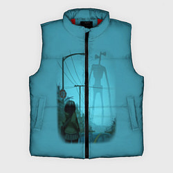 Мужской жилет СИРЕНОГОЛОВЫЙ И ДЕВОЧКА, цвет: 3D-красный