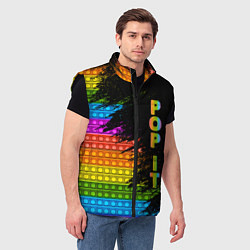 Мужской жилет ИГРУШКА POP it ПОП-ИТ, цвет: 3D-черный — фото 2