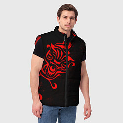 Мужской жилет КАЗУТОРА ХАНЕМИЯ ВАЛЬХАЛЛА, цвет: 3D-красный — фото 2