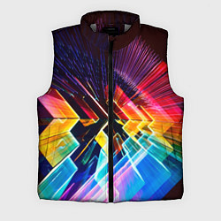 Мужской жилет Цифровая радуга